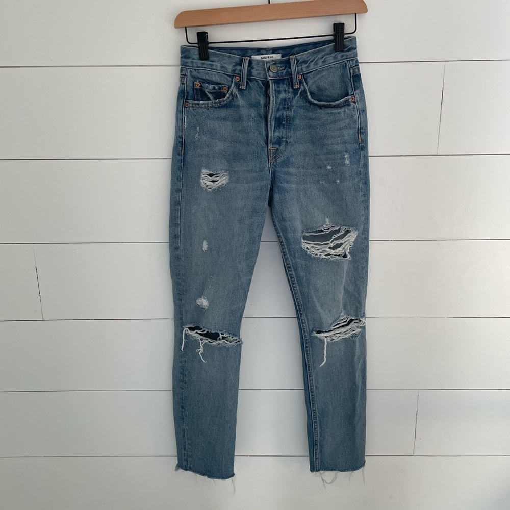 GRLFRND Karolina High-Rise Straight Jeans - Picture 1 of 6